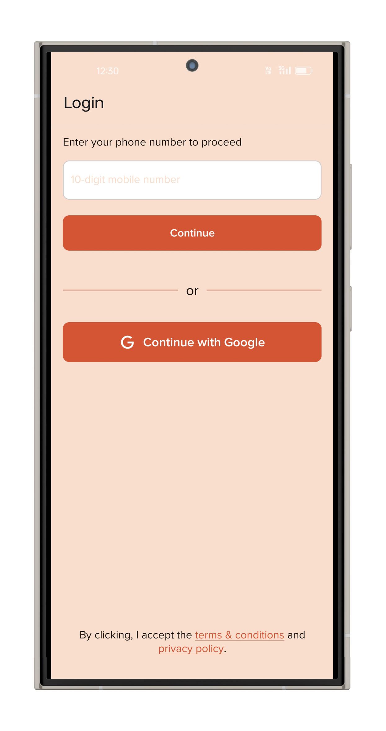 Food Ordering App